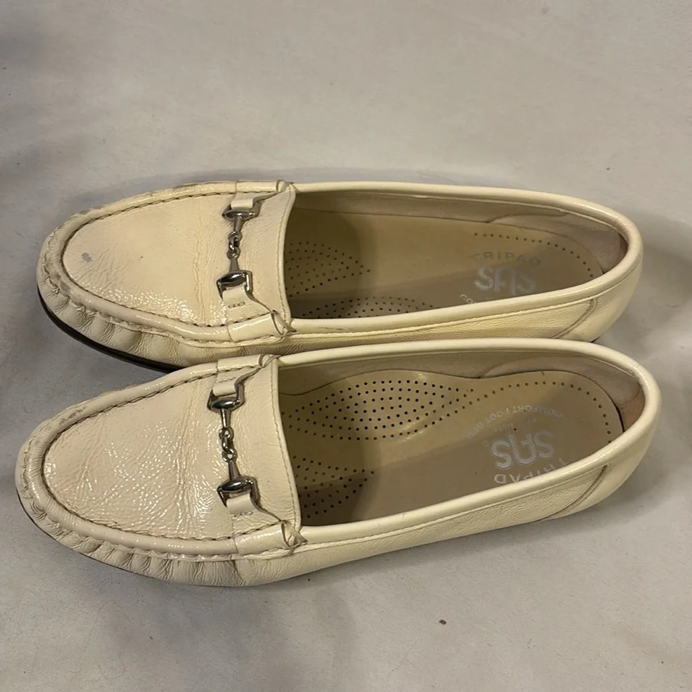 SAS Comfort Bit Loafers White Size 7 Medium